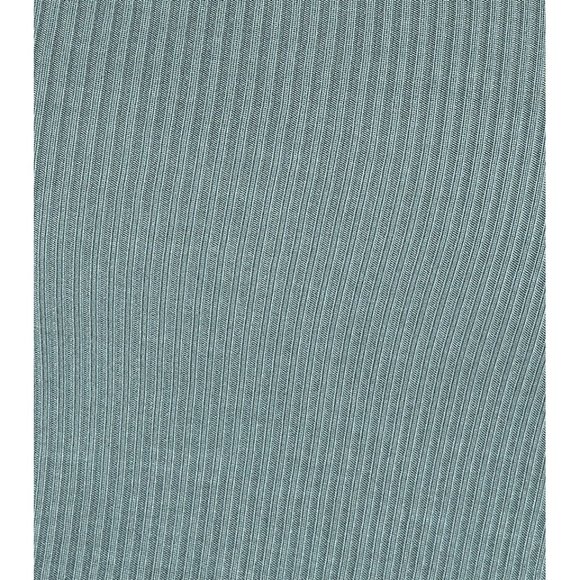 MONROW Rib Midi Dress | Green | Medium - Picture 4 of 7